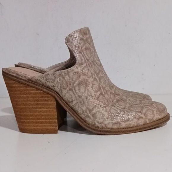 Chinese Laudry Springfield snake print mule sz 6.5 - Picture 2 of 8
